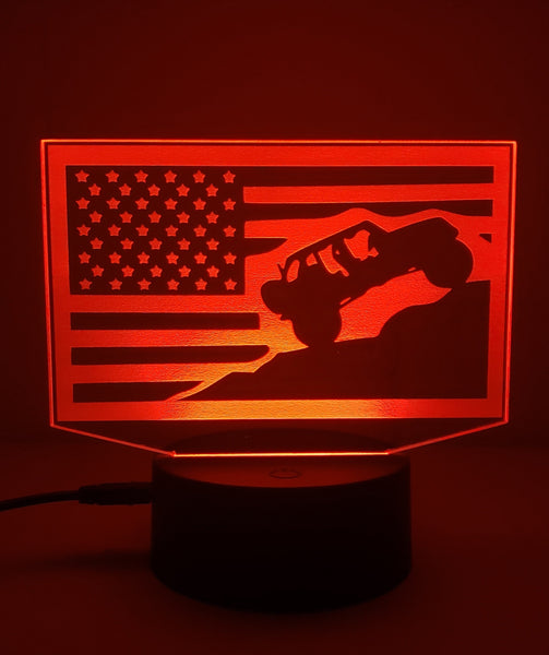 American 4x4 night light