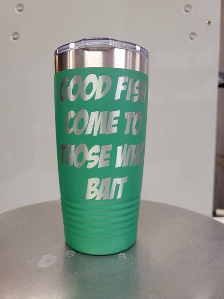 Bass fishing tumbler