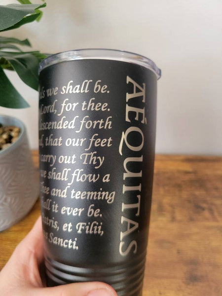 Boondock Saints Tumbler, Laser Engraved Stainless Steel