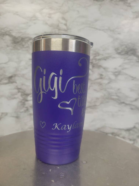 Personalized Gigi Tumbler, Laser Engraved Stainless Steel, Mother's Day Gift