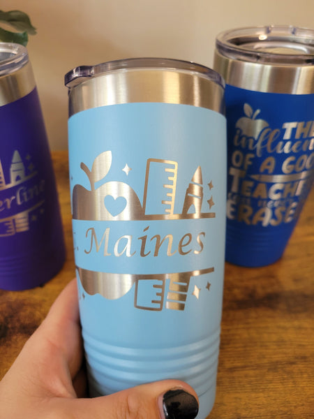 Teacher personalized tumbler
