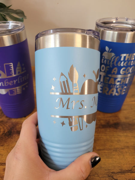 Teacher personalized tumbler