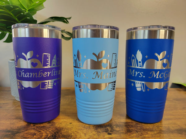 Teacher personalized tumbler