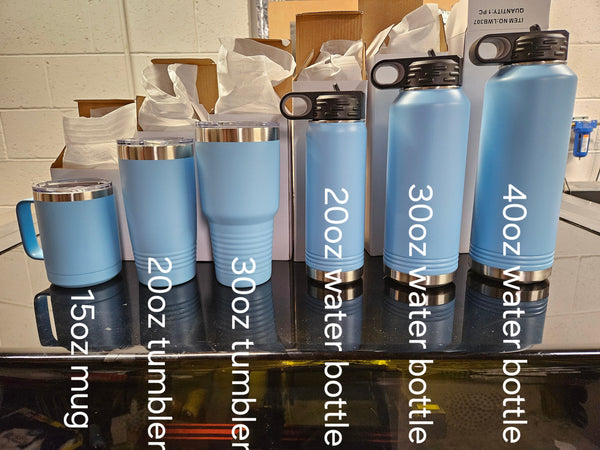 Laser Engraved Jesus Tumbler, Stainless Steel Water Bottle