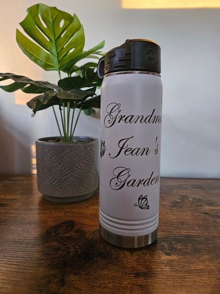 Birth month flowers drink cups