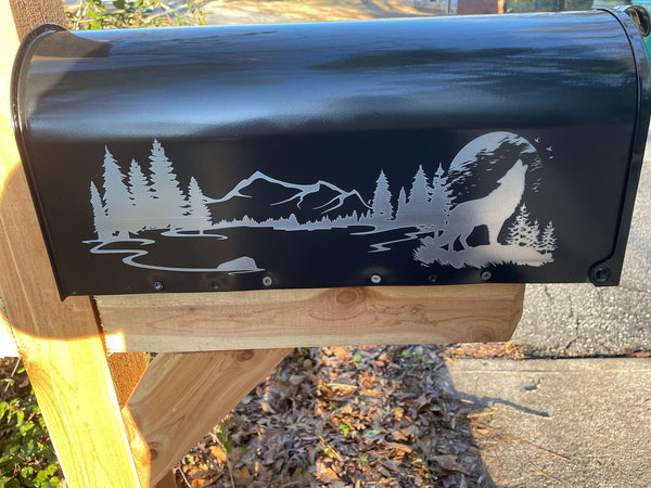 Mail box, Personalized, Wolf