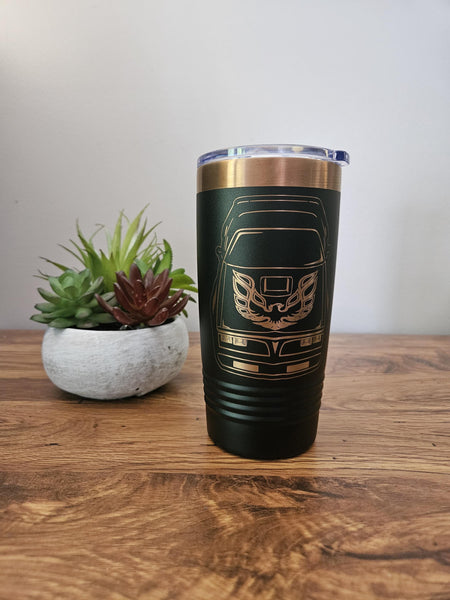 Bandit Trans am Firebird Tumbler rose gold