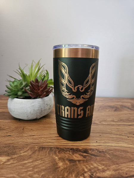Bandit Trans am Firebird Tumbler rose gold