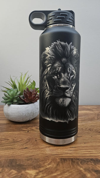 Lion with footprint poem