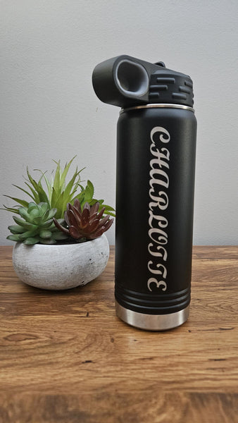 Penguin Stainless Steel Tumbler, Laser Engraved Drinkware