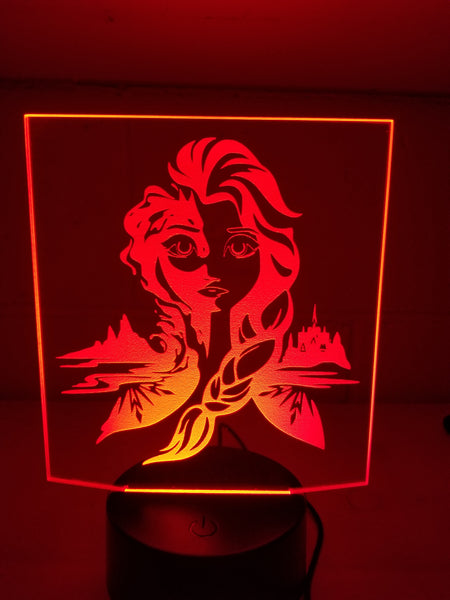 Elsa-Frozen 2 acrylic night light