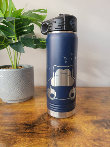 Snorlax water bottle