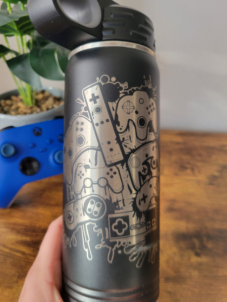 Gamer water bottle