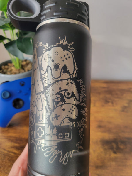 Gamer water bottle