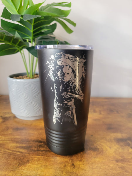 Friday the 13th 20oz coffee tumbler