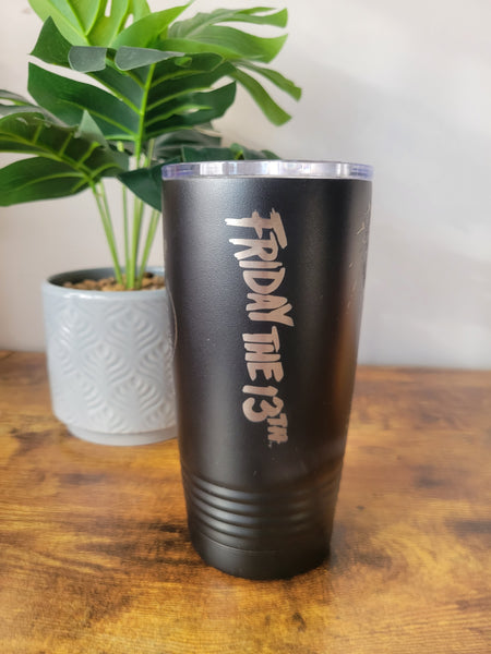 Friday the 13th 20oz coffee tumbler