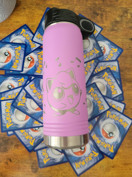 Jiggly puff water bottle