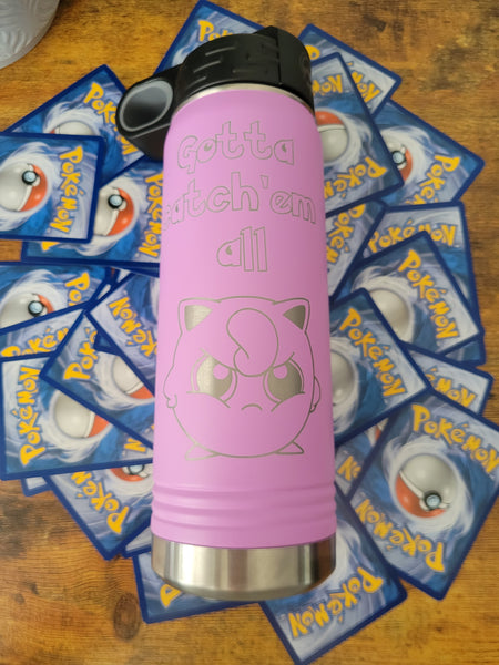 Jiggly puff water bottle