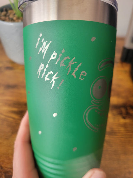 Pickle rick tumbler