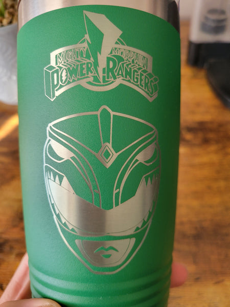 Green Power Ranger tumbler