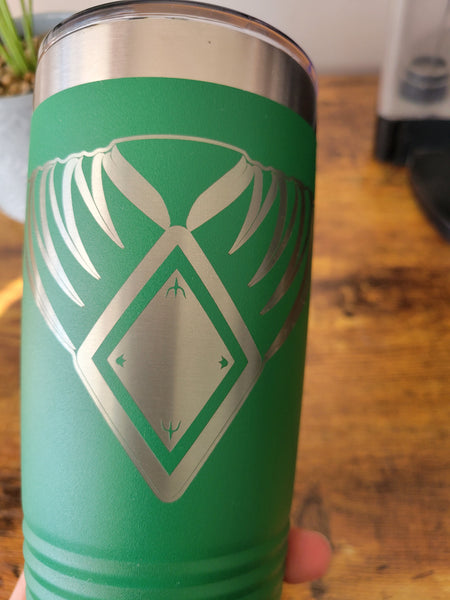 Green Power Ranger tumbler