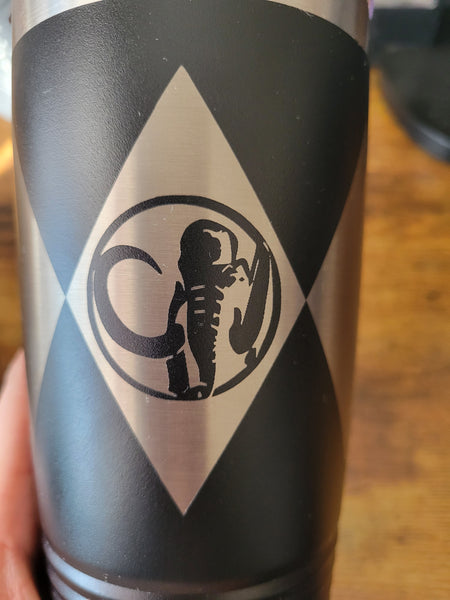 Black Power Ranger tumbler