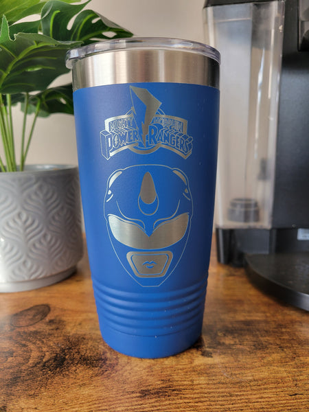 Blue Power Ranger tumbler