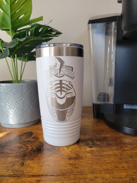 White power ranger tumbler