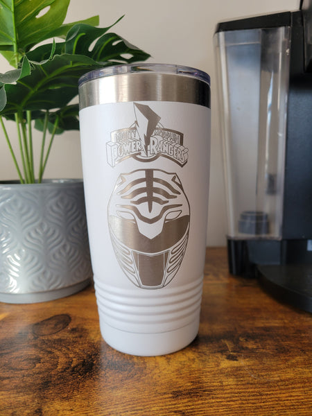 White power ranger tumbler